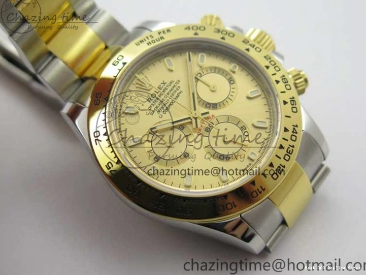 AAA Replica Watches 1:1 Daytona Dial Edition SA4130 Noob 3181 Bracelet Case 904L Bright 116503 V SS YG and Best SS Gold 0104